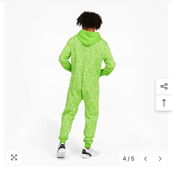 Men’s Puma Slime Onesie Green 535441-01 Size Large New - Picture 2 of 7
